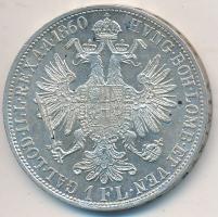 Ausztria 1860A 1Fl Ag "Ferenc József" T:2 
Austria 1860A 1 Florin Ag "Franz Joseph&q...