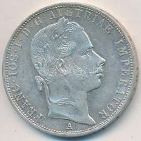 Ausztria 1858A 1Fl Ag "Ferenc József" T:2  Austria 1858A 1 Florin Ag "Franz Joseph" C:XF