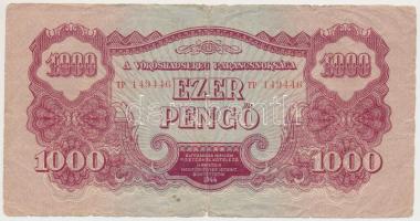 1944. 1000P "A Vörös Hadsereg Parancsnoksága" T:III-