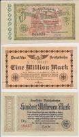 Németország / Weimari Köztársaság / Birodalmi Vasút 1923. 15db-os szükségpénz tétel T:vegyes Germany / Weimar Republic / Deutsche Reichsbahn 1923. 15pcs of necessity notes C:mixed