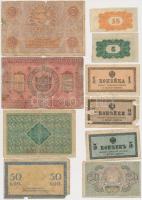 Orosz Birodalom / Ukrajna 33db vegyes bankjegy és szelvény rossz nagyrészt rossz állapotban T:vegyes...