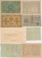 Orosz Birodalom / Ukrajna 33db vegyes bankjegy és szelvény rossz nagyrészt rossz állapotban T:vegyes...