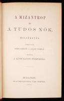 Moliére Vígjátékai. I-X. 5 kötetben. Budapest, 1881, Athenaeum. Aranyozott kiadói egészvászon kötésb...