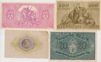 Német Birodalom / Weimari Köztársaság 1918-1923. 10db klf szükségpénz T:vegyes
German Empire / Weim...
