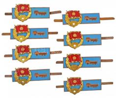 ~1975. Osztályos gépjárművezető (teherautó) jelvény (8x) T:2