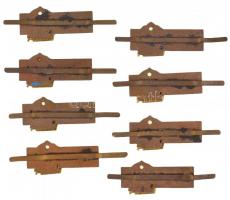 ~1975. Osztályos gépjárművezető (teherautó) jelvény (8x) T:2