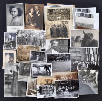 cca 1920-80 Vegyes fotó tétel, 30db, különböző méretben és minőségben, 9x6cm és 15x10cm között