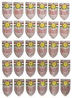 ~1975. "A Polgári Védelem Kiválója" (30x) ezüstözött, zománcozott fém kitüntető jelvények T:1-,2