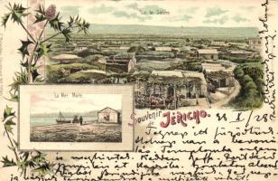 1898 Jericho, floral litho