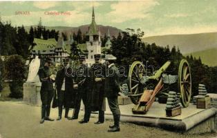 Sinaia, Castelul Peles / castle, officers