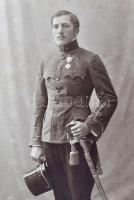 cca 1880-1900 Vegyes keményhátú katonai fotó tétel különböző műtermekből, 10db, 11x7cm