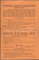 1938 A 8 Órai Újság 4 db abbáziai és olaszországi nyarakásokat hirdető szórólapja borítékban
