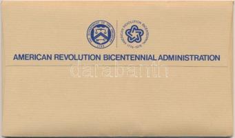 Amerikai Egyesült Államok 1975. "Paul Revere" aranyozott emlékérem érmés bélyeges borítéko...