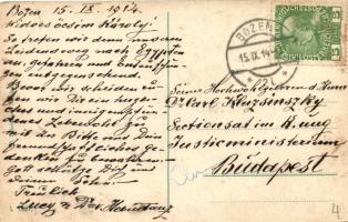 Bolzano, Bozen (Tirol) Neue Mäschenschule mit Turnhalle und Mariensäule / school, gym (EB)