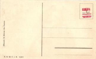 Silhouette M. Behrens, Verlag August Röckl - 3 unused art postcards