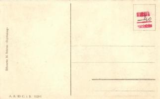 Silhouette M. Behrens, Verlag August Röckl - 3 unused art postcards