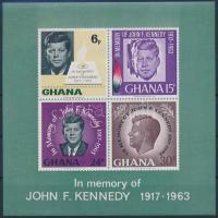 1965 Kennedy vágott blokk Mi 19