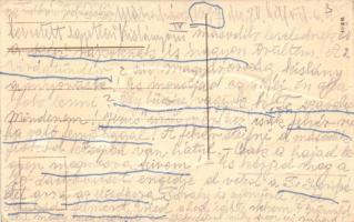 Boldog új évet! 2 db dombornyomású mozdonyos litho üdvözlőlap / 2 Embossed litho greeting cards with...