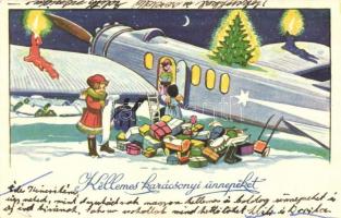 15 db érdekes, régi grafikai képeslap vegyes minőségben /  15 interesting pre-1945 art postcards, mi...