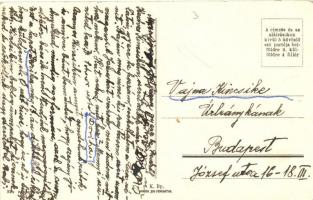 15 db érdekes, régi grafikai képeslap vegyes minőségben /  15 interesting pre-1945 art postcards, mi...