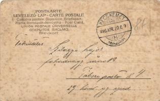 15 db érdekes, régi grafikai képeslap vegyes minőségben /  15 interesting pre-1945 art postcards, mi...