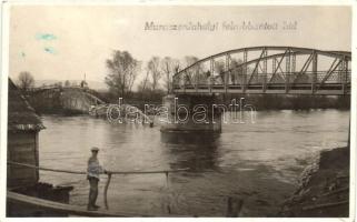 Muraszerdahely, Felrobbantott híd / destroyed bridge Csáktornya visszatért So. Stpl