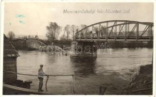 Muraszerdahely, Felrobbantott híd / destroyed bridge 'Csáktornya visszatért' So. Stpl