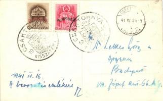 Muraszerdahely, Felrobbantott híd / destroyed bridge 'Csáktornya visszatért' So. Stpl