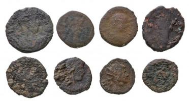 Római Birodalom 8db-os bronzpénz tétel T:3 Roman Empire 8pcs of bronze coins C:F