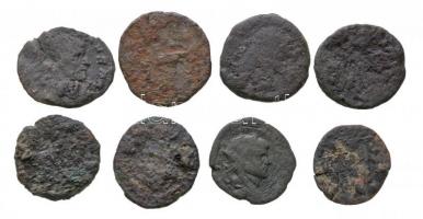 Római Birodalom 8db-os bronzpénz tétel T:3 Roman Empire 8pcs of bronze coins C:F
