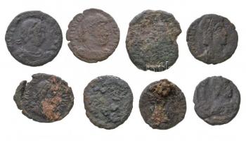 Római Birodalom 8db-os bronzpénz tétel T:3 Roman Empire 8pcs of bronze coins C:F