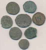 Római Birodalom 8db-os bronzpénz tétel T:3
Roman Empire 8pcs of bronze coins C:F