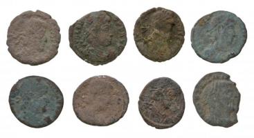 Római Birodalom 8db-os bronzpénz tétel T:3 Roman Empire 8pcs of bronze coins C:F