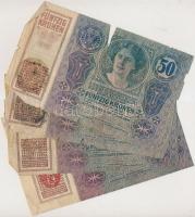 1913. 20K (11x) + 1914. 50K (4x) "DEUTSCHÖSTERREICH" és román felülbélyegzésekkel T:III,II...