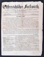 1861 Osterreichischer Fortswirth, pp.:8, 32x25cm