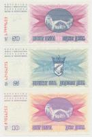 Bosznia-Hercegovina 1992. 10D-1000D (8x) T:I,I-
Bosnia and Hercegovina 1992. 10 Dinara - 1000 Dinar...