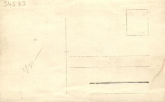 Világháborús magyar katonák erdei vasútnál / K.u.K. Hungarian soldiers by a forest railroad, photo