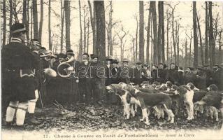 Chasse a Courre en Foret de Fontainebleau / French hunters in the forest of Fontainebleau