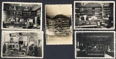 Német Ferenc csemegeüzlete Keszthelyen 5db 6x9 fotó