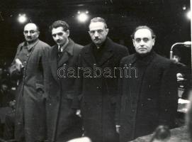 Szálasi Ferenc tárgyalása 1946-os sajtófotó 9x12