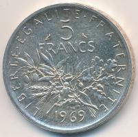 Franciaország 1969. 5Fr Ag T:2 France 1969. 5 Francs Ag C:XF