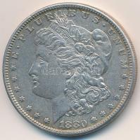 Amerikai Egyesült Államok 1880S 1$ Ag "Morgan" T:2 USA 1880S "Morgan" Dollar Ag C:XF