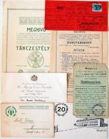 7db Különféle meghívó