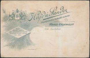 Mezőeörsi Nagy Lajos farmja, Maros-Vásárhelyt, keményhátú fotó Hajdú Sándor műterméből, kopásnyomokk...