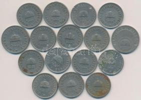 1893-1909. 10f Ni (14x)  + 1907. 20f Ni+ 1926. 20f Cu-Ni T:2,2-