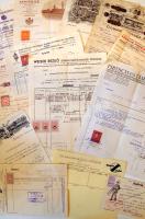 13db különféle fejléces számla