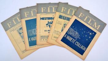 1939 A Magyar Film, a Filmkamarai és Moziegyesület Szaklap.  Az első évfolyam hat száma (3-8. sz.), ...