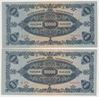 1946. 10.000MP (4x) sorszámkövetők T:I,I-