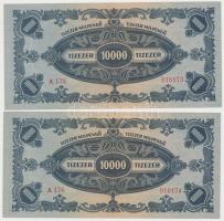 1946. 10.000MP (4x) sorszámkövetők T:I,I-