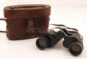 1913 F. Krauss távcső (Stereo Jumelle 6×), jelzett, számozott (No 42626), apró sérüléssel, eredeti b...